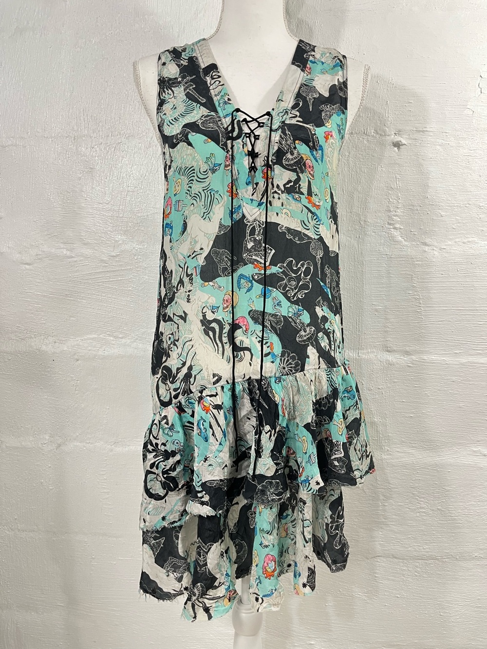 ZADIG & VOLTAIRE RORY ORINT DRESS - Picture 8 of 16